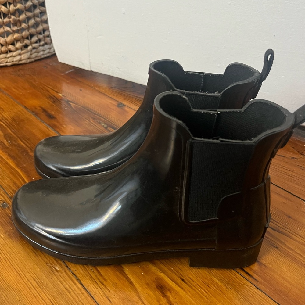 Hunter Black Waterproof Boots